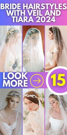 Planning a wedding can be stressful, but choosing the right hairstyle shouldn't be. With our selection of bride hairstyles with veil and tiara 2024, you can confidently check one item off your wedding to-do list. We understand that every bride is unique, and that's why our collection includes a variety of styles to suit your individual taste and hair type. Bridal Looks With Veil, Wedding Hair With Crown Tiaras, Wedding Tiara And Veil, Wedding Hair Tiara And Veil, Bridal Hair With Tiara And Veil, Wedding Hair With Tiara And Veil, Elegant Bride Hairstyles, Bridal Headband With Veil, Medium Length Bridal Hair