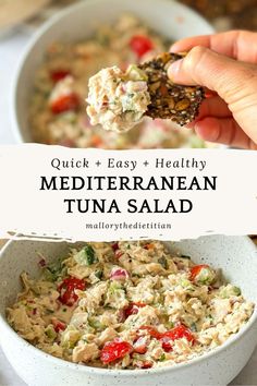 quick and easy healthy mediterranean tuna salad recipe that's ready in under 30 minutes