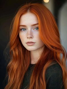 True Copper Hair, Copper Hair Cool Skin Tone, Ginger Ombre Hair, Vibrant Copper Hair, Copper Hair Color Ideas, Romantic Waves, Overnight Hairstyles, Stunning Hairstyles