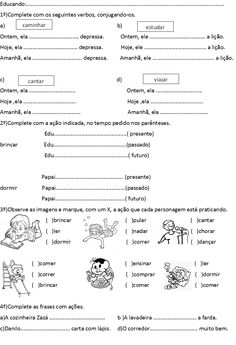 a worksheet with pictures and words on it