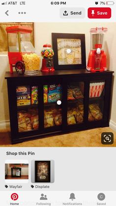 an image of a shelf with snacks on it