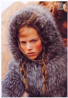 East Of The Sun, Freja Beha Erichsen, Bohemian Diesel, Mario Sorrenti, Vogue China, We Are The World, Fox Fur Coat, 인물 사진