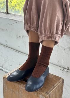 These classically ribbed, perfect height socks are made of a breathable cotton blend yarn. They will pair with any shoe, sandals, sneakers, mules, clogs, boots, and become your go to sock! One size fits most Fabric: 80% Cotton, 18% poly, 2% spandex Machine wash Made in South Korea Comfortable Brown Socks For Fall, Casual Mid-calf Socks For Fall, Comfortable Mid-calf Socks For Fall, Classic Mid-calf Fall Socks, Comfortable Brown Mid-calf Socks, Casual Brown Socks For Fall, Comfortable Casual Mid-calf Socks, Casual Comfortable Mid-calf Socks, Comfortable Casual Ankle-high Socks