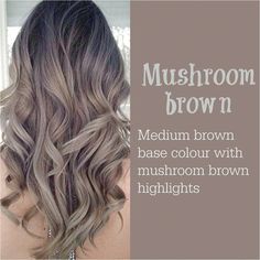 Hair Color 2017, Mushroom Brown, Winter Hair Color, Brown Highlights, Hair Color And Cut, New Hair Colors