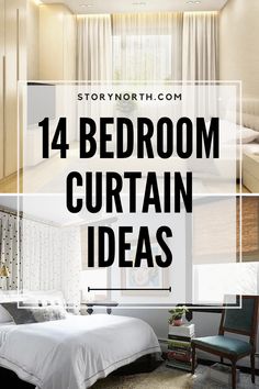 It's time to think beyond basic blinds and boring curtains! Discover 14 stunning and unique bedroom curtain ideas that will add style and flair to your space. #bedroom#style #curtaininspo #windowdecor #homedetails Short Bedroom Curtains, Bedroom Curtains Behind Bed, Small Window Bedroom, Bedroom With Curtains, Curtains And Blinds Together, Curtain Ideas For Living Room, Short Window Curtains