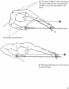 the diagram shows how to use rowing paddles for bodybuilding and chest workouts