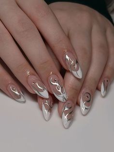 Chrome Frenchies, Finger Biting, Idol Nails, Short Pink Nails, Creative Nail Art, Accepting New Clients, Cow Nails, Chrome Nails Designs