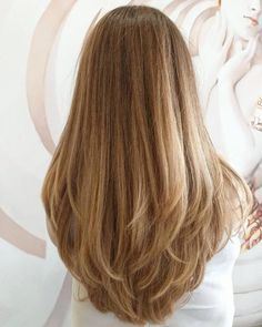 Haircut For School Going Girl, Light Layers For Medium Length Hair, Long Bottom Layers Haircuts, Long Layered Light Brown Hair, Light Layering Haircut, Light Layers Haircut, Light Brown Hair Layers, Haircut Inspo Long Hair, Long Haircut No Layers