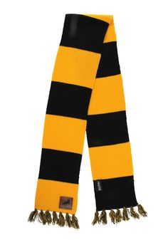 PRICES MAY VARY. STRIPEY AND SPELLBINDING: Delight HARRY POTTERâ„ fans of all ages with this luxuriously soft and beautifully detailed Harry Potter HUFFLEPUFFâ„ Patch Striped Scarf by elope FUN ALL YEAR ROUND: Great for gifts, costuming, cosplay, or whimsical wear all year round FOR KIDS AND ADULTS: Safety tested for ages 3+; Sized to fit most kids and adults LICENSED: Officially licensed merchandise EXCELLENT QUALITY: Designed for you with love and laughter by the elope team in Colorado Springs Hufflepuff Halloween Costume, Scarf Harry Potter, Hufflepuff Costume, Shrieking Shack, Hufflepuff Stuff, Formal Dresses Vintage, Harry Potter Accessories, Three Broomsticks, Hufflepuff House