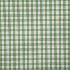 a green and white gingham checkered fabric