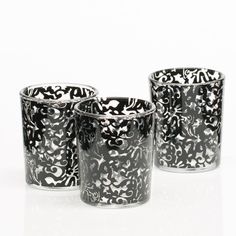 PRICES MAY VARY. (12) Richland Black Lace Votive Holders This simple clear glass votive holder with added black lace pattern decal will add instant sophistication to any setting. Fits Perfectly With Richland Votive or Tealight Candles (not included) Dimensions: 1.75"(W-Base) x 2.125"(W-Top) x 2.375"(H) Perfect for Home, Weddings, Churches, Restaurants, and Events Amp up the intrigue to your design with our black lace pattern votive holder! This simple clear glass votive holder with added black l Gold Votive Candle Holders, Black Lace Pattern, Gold Votive Candles, Bouquet Succulent, Glass Tealight Candle Holders, Glass Votive Candle Holders, Glass Votive Holders, Glass Centerpieces, Selling Candles