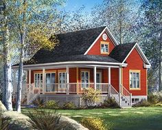 this is an artist's rendering of the cottage