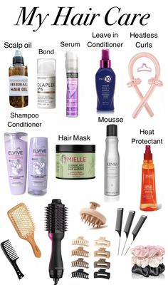 Things That Are Good For Your Hair, Hair Care Accessories, Hair Care Products For Straight Hair, Caring For Damaged Hair, Hair Products For Straight Hair, Hair Care Ideas, Hair And Skin Vitamins