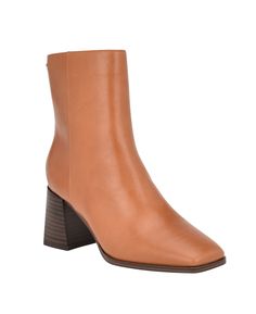 in stock Dress Booties, Mens Trends, Modern Square, Brown Ankle Boots, Calvin Klein Woman, Luxe Gifts, Women Trends, Mid Calf Boots, Dress And Heels