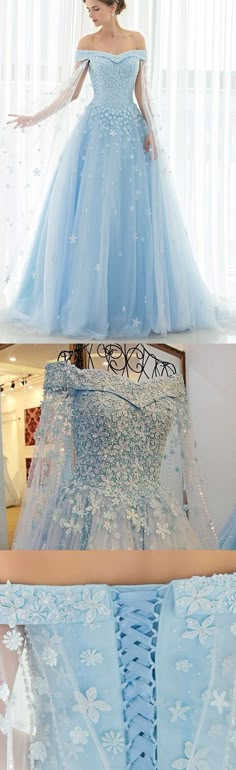 VD Ariadna Wite Prom Dresses, Wedding Disney, Princess Evening Dress, Light Blue Prom Dress, Evening Dress Long, Elsa Dress, Prom Dresses 2018, Disney Shoes, Prom Dresses Sleeveless