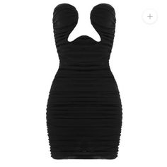 Just Bought For New Years. Big In The Boob Area. Never Worn. Took Right Out Of The Package. Black Ruched Dress, Mesh Mini Dress, Classic Style Women, Brunch Outfit, Mode Inspo, Bustier Top, Looks Vintage, Trendy Dresses, Glamorous Evening Gowns