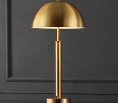 Harvey Metal Dome Table Lamp by Safavieh Dome Table Lamp, Art Deco Hotel, Simplistic Style, Iconic Looks, Lampe Decoration, Metal Lamp, In Pairs, Handmade Gold, Metal Table