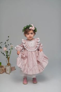 Pink Easter Bay Girl Dress Toddler Fluffy Dress Vintage Baby - Etsy Ukraine Ruffled Baby Dress, Vintage Baby Dress, Pink Baby Dress, Fluffy Dress, Vintage Baby Dresses, Dress Birthday Party, Kids Wear Girls, Baby Girl Pink