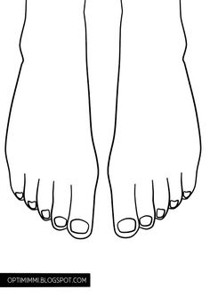 the feet and toes of a person with long nails