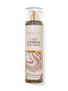 Cozy Vanilla Bourbon Fine Fragrance Mist | Bath & Body Works Vanilla Bourbon, Gloss Labial, Perfume Scents