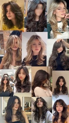 Sunkissed Hair Brunette, Sanggul Modern, Long Hair Cut Short, Blowout Hair, 90s Hairstyles