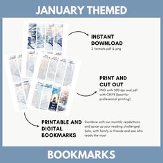 watercolor clipart bookmarks reading challenges Book Reading Challenge