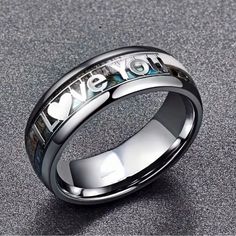 I Also Have A Size 9 Available Band Jewelry, Mens Accessories Jewelry, Silver Man, I Love You, Mens Accessories, Love You, Man Shop, I Love, Stainless Steel