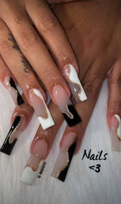 Square Acrylic Nails Long, Nails Long Acrylic, Acrylic Nails Square, Edgy Nails, Nail Room, Designs Nail