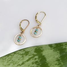 Seedling Sky Earrings - Through the Trees Crystals Hanging, Turquoise Crystals, Walk In The Forest, Bright Blue Sky, Rays Of Sunshine, Mystic Quartz, Turquoise Crystal, Choker Pendant