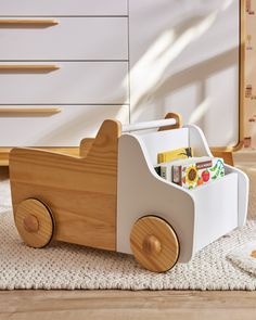 All Toy Bin, Wooden Wheel, Toy Bins, Kid Toy Storage, Toddler Furniture, Storage Design, Baby Furniture, Montessori Toys, Wood Toys