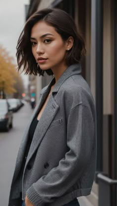 Asian woman with blunt cut dark brown hair Hairstyles For Special Events, Asian Hair Bob, Layers For Volume, Hair Color Asian, Short Dark Hair, Asian Haircut, Corte Bob, Romantic Hairstyles, Asian Short Hair