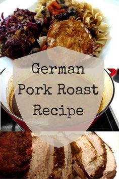 the german pork roast recipe is ready to be eaten