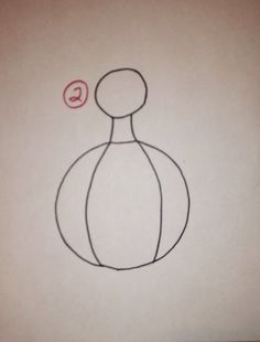 a drawing of a bottle with the number five on it