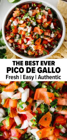 pico de gallo the best salsa recipe