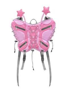 The price is for a backpack only, others are not included. Rave Outfit Ideas, Butterfly Backpack, Character Customization, Clothes Stickers, Inside My Bag, Rave Outfit, Pretty Bags, Pink Backpack, Bunny Girl