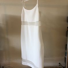 White Bodycon Midi With Mesh Cutouts. Never Worn! Mesh Bodycon Dress, Mesh Dress, Size 12, Mesh, Topshop, Colorful Dresses, Midi Dress, Womens Dresses, White