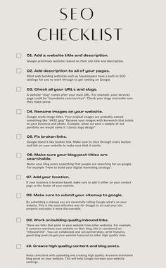 SEO checklist | digital marketing | social media growth tips Social Media Marketing Checklist, Social Media Freelancer, Shopify Checklist, Checklist Design, Digital Marketing Logo, Marketing Freelance, Branding Checklist, Business Strategy Management, Seo Checklist