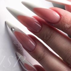 Nail Painting Tips, Ballerina Nails Shape, Stiletto Shaped Nails, Nail Shapes Square, Grunge Nails, Glow Nails