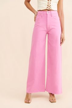 Rent James High Rise Wide Leg Jeans from Nuuly. Pick 6 items for $98/month. Free shipping + returns. When I Met You, Wednesdays We Wear Pink, High Rise Wide Leg Jeans, Basic Needs, Wearing A Hat, Wear Pink, Hat Making, Wide Leg Jeans, Perfect Pair