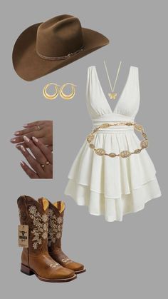 Outfit Jaripeo, Jaripeo Outfit, Jean Dress Outfit, Cowboy Outfits For Women, Country Concert Outfits, Denim Dress Outfit