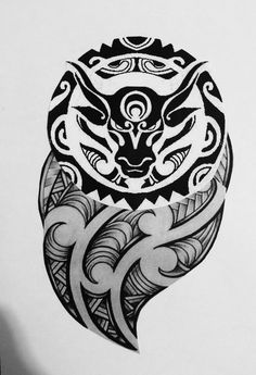 Maori Face Tattoo, Polynesian Tattoo Meanings, Final Fantasy Tattoo, Voodoo Doll Tattoo, Taurus Bull Tattoos, Tattoo Zodiac, Maori Tribe, Bull Skull Tattoos, Bull Tattoo