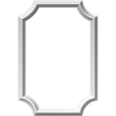 an empty white frame on a white background