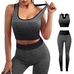 Grey & Black 2 Piece Sports Bra & Leggings Set In Excellent, Like New Condition. Size Small 91% Polyester 9% Spandex Measurements In The Last Photo Fast Shipping Create A Bundle & Save $$ New To Poshmark? Use Code: Itsprincessposh To Sign Up & Get $10 Off Check Out My Other Listings If You’re Into Items With These Tags Pink Y2k Vintage Juicy Couture Designer Barbiecore Bling Hello Kitty Sanrio Cherry Girly Tracksuit Nwt Nwot Pre Owned Leather Genuine Size Xs Small Athleisure Wear Fashion Nova Ch Stretch Gray Sports Bra, Gray Gym Activewear, High Stretch Gray Sports Bra, Gray Athleisure Activewear For Gym, Gray Stretch Sports Bra For Sports Season, Gray Stretch Activewear Sportswear, Stretch Gray Sportswear Activewear, Fitted Gray Sports Bra, Gray Stretch Sportswear Activewear