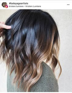 Hair Color Ideas For Brunettes Balayage, Balayage Lob, Short Ombre Hair, Bronde Balayage, Brunette Balayage, Balayage Brunette