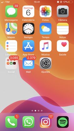 the home screen of an iphone with icons on it