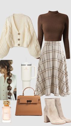 Modest Baddie Outfits For School, Bookworm Outfit, Autumn Skirt, Modest Girly Outfits, Fall Outfits Ideas, Fall Night, Cute Modest Outfits, Trendy Fall