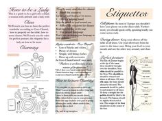 Guide To Elegance, How To Be A Traditional Woman, How To Be A Proper Lady, Royal Ettiquet, 1800s Etiquette, Etiquette And Manners Woman Being A Lady, Noble Etiquette, How To Be Like Aurora, How To Speak More Eloquently