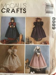 the sewing pattern for this doll's dress is very easy to sew and has many