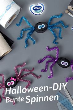 halloween - diy bunte spinners made with oreos and sprinkles