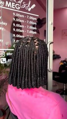 Bantu Knot Knotless Braids. Knotless Braids With Wrapped Ends, Knot Twist Hairstyles, Bantu Knots Knotless Braids, Barrel Ends Braids, Short Braids Hair Styles, Bantu Knot Braids, Single Knotless Braids, Different Styles For Knotless Braids, Bantu Knotless Braids